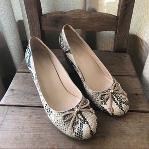 Cole Haan Elsie Roccia Snake Skin print wedge